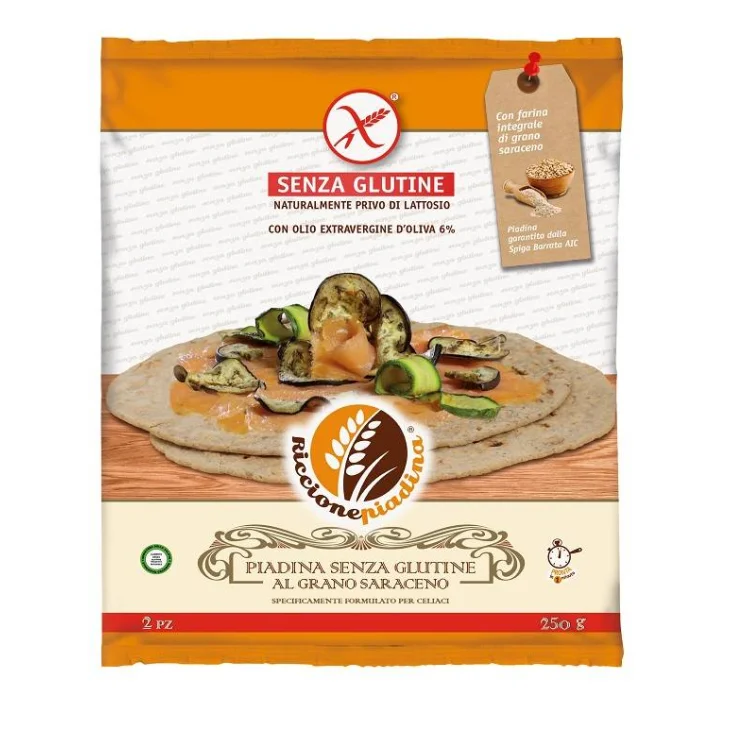 Riccione Piadina senza Glutine al Grano Saraceno 2 x 125 g