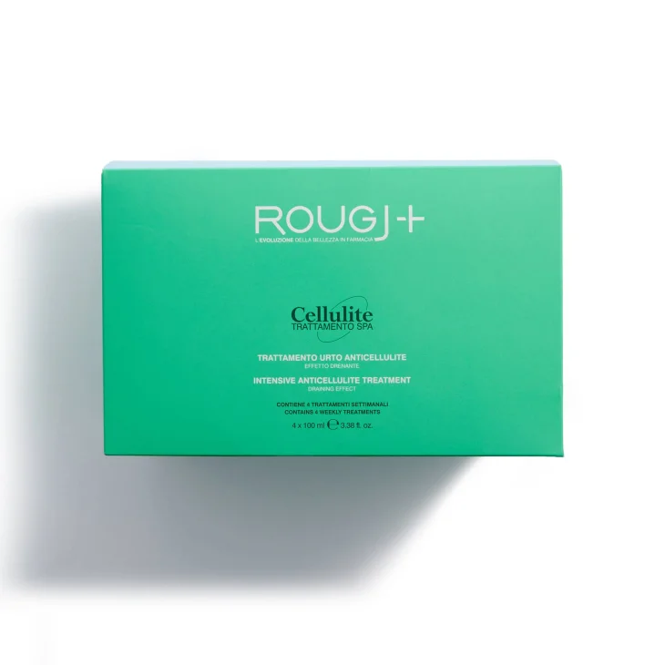 Rougj Trattamento Urto Anticellulite Cellulite Trattamento Spa 4 x 100 ml