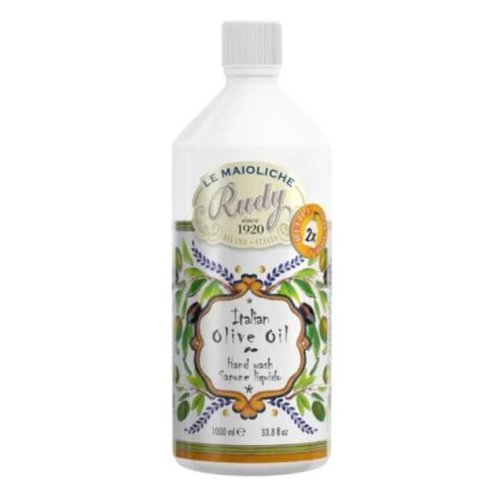 Le Maioliche Ricarica Sapone Italian Olive Oil Sapone per le Mani 1 L