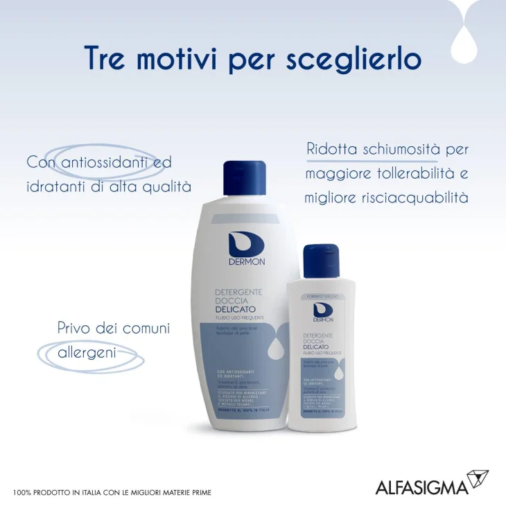 Dermon Detergente Doccia Delicato 400 ml