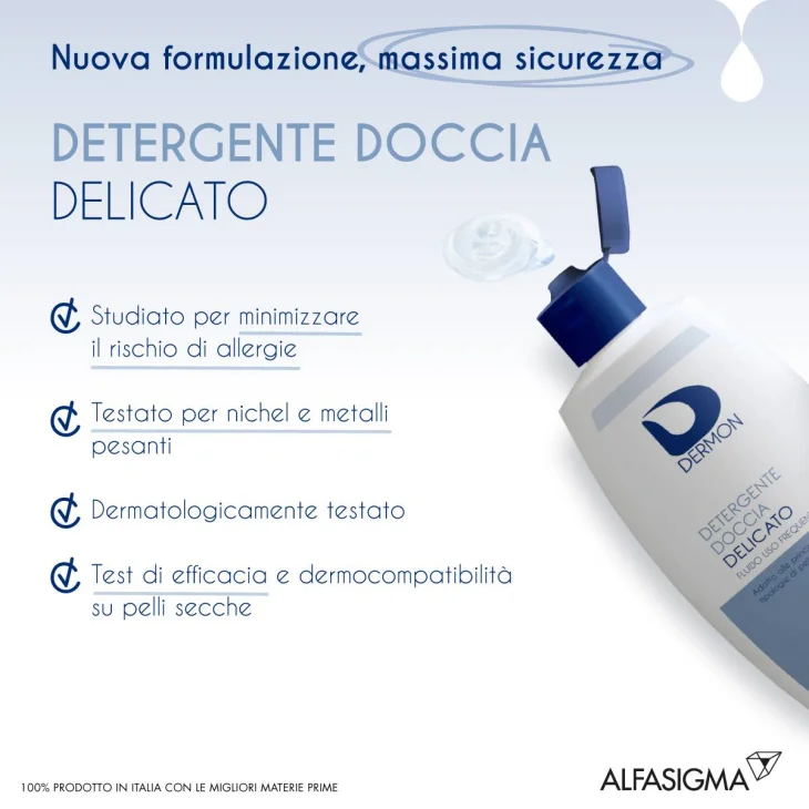 Dermon Detergente Doccia Delicato 400 ml