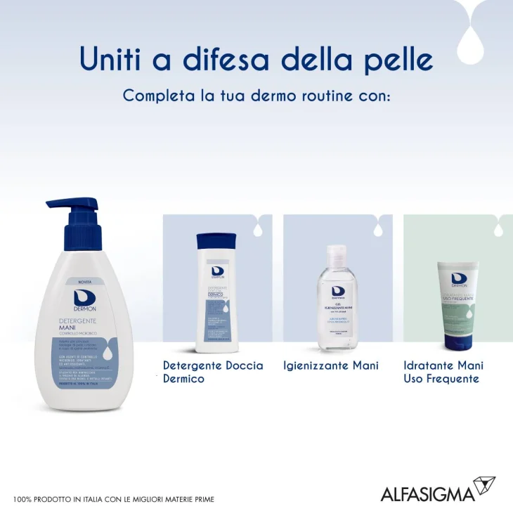 Dermon Detergente Mani Controllo Microbico 200 ml