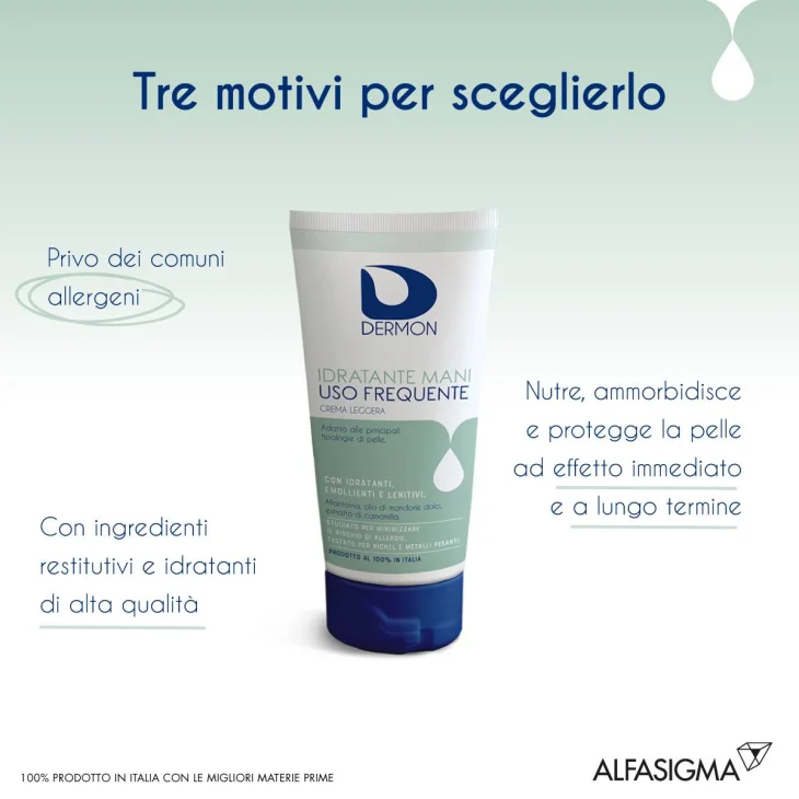 Dermon Idratante Mani Uso Frequente 100 ml