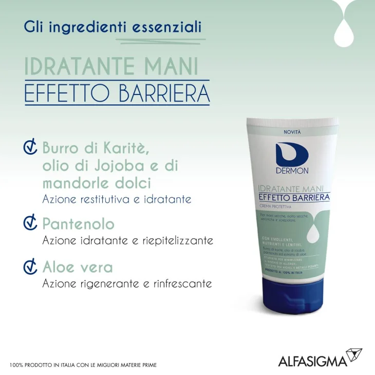 Dermon Idratante Mani Effetto Barriera 100 ml