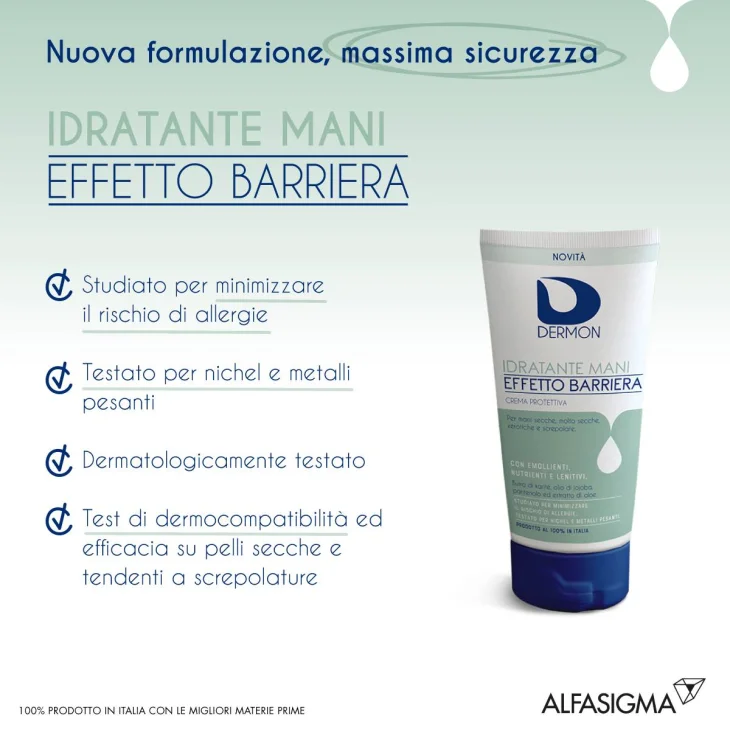 Dermon Idratante Mani Effetto Barriera 100 ml