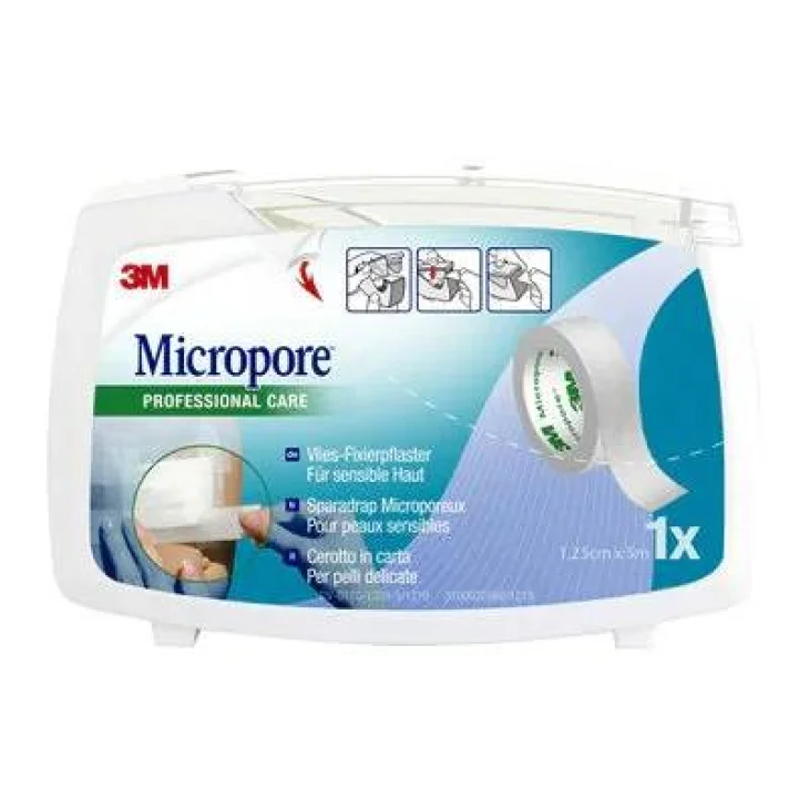 3M Micropore Surgical Tape Cerotto in carta m 5 x 1,25 mm