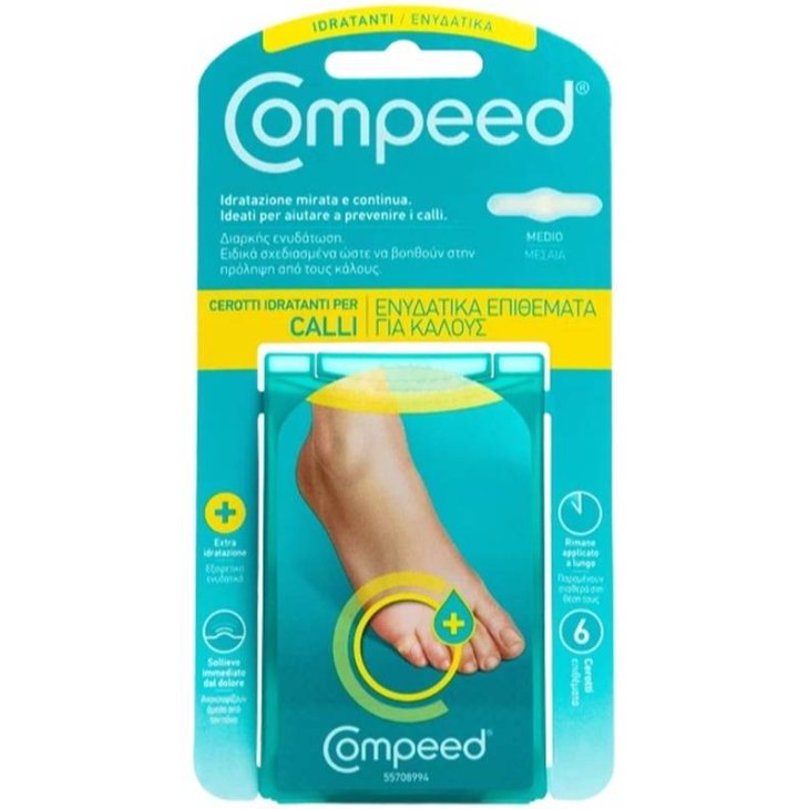 Compeed Cerotti Idratanti Per Calli 6 Pezzi