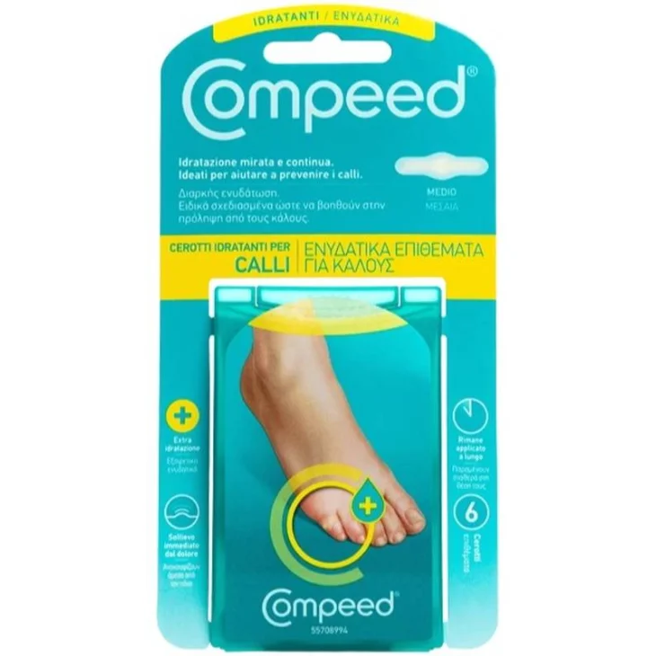 Compeed Cerotti Idratanti Per Calli 6 Pezzi
