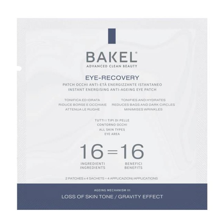Bakel Eye-Recovery Patch Occhi Anti-Età 4X2 Patch