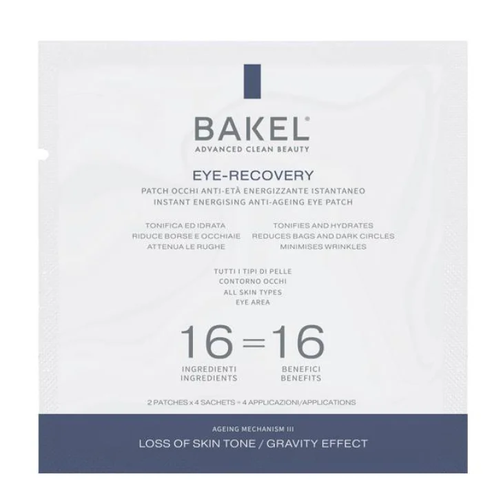 Bakel Eye-Recovery Patch Occhi Anti-Età 4X2 Patch