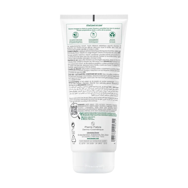 Klorane Balsamo Al Latte Di Avena 200 ml