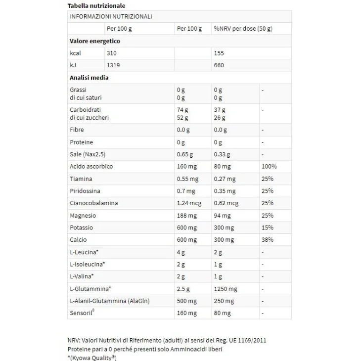 EthicSport Recupero Extreme Bustina Monodose 50 g
