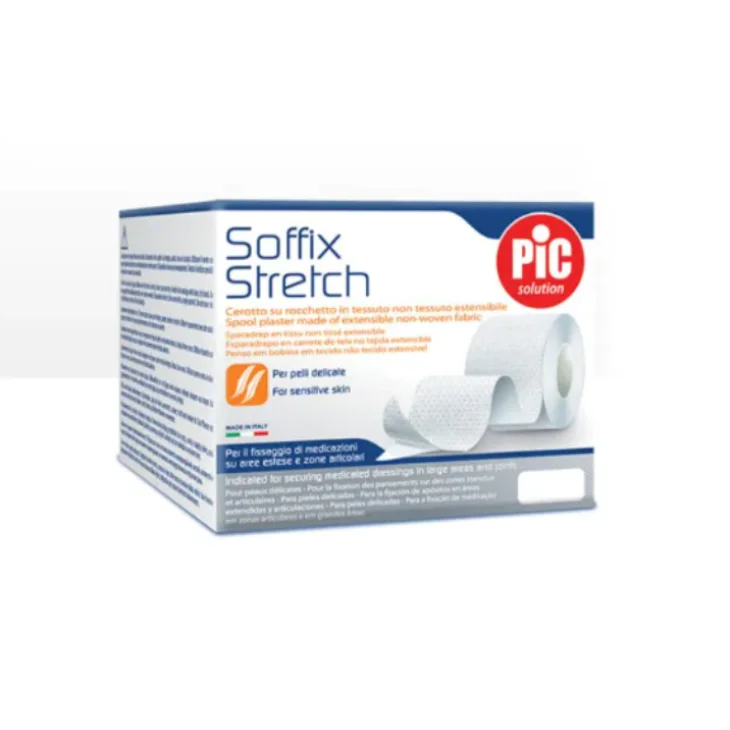 Pic Soffix Stretch Cerotto per Fissaggio in Rotolo Estendibile TNT 2,5X500 cm