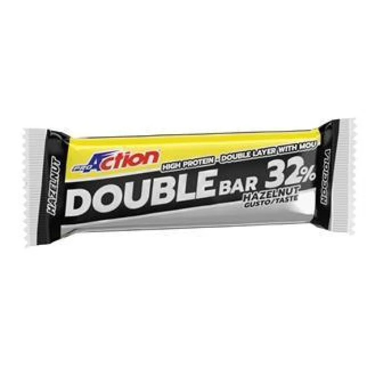 ProAction Double Bar 32% Barretta Proteica Nocciola 60 g