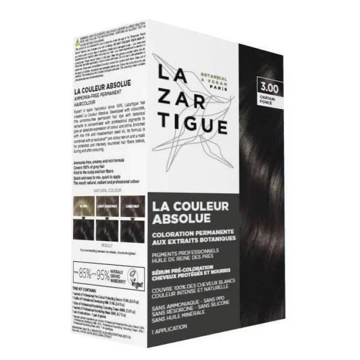 Lazartigue La Couleur Absolue Tinta Capelli 3 Castano Scuro