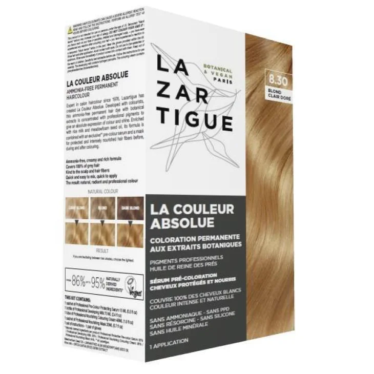 Lazartigue La Couleur Absolue Tinta Capelli 8.30 Chiaro Dorato