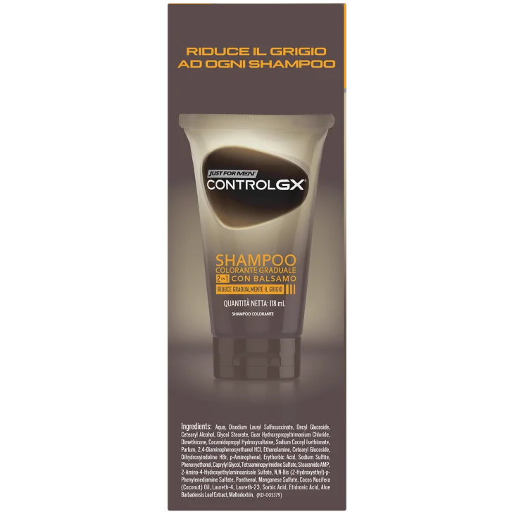Just For Men Control Gx Shampoo Colorante Graduale 2 In 1 con Balsamo 150 ml