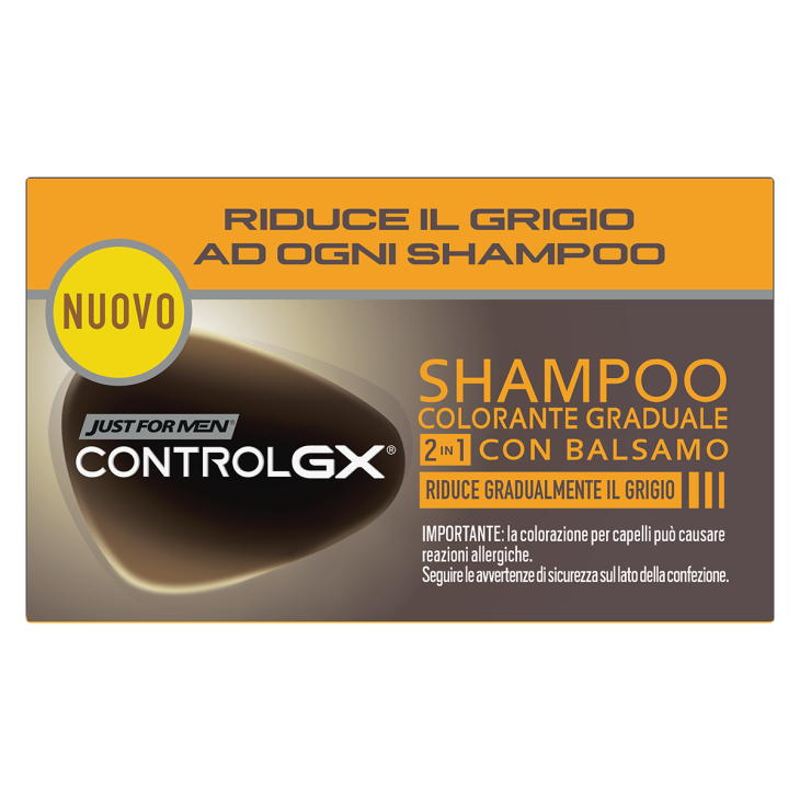 Just For Men Control Gx Shampoo Colorante Graduale 2 In 1 con Balsamo 150 ml