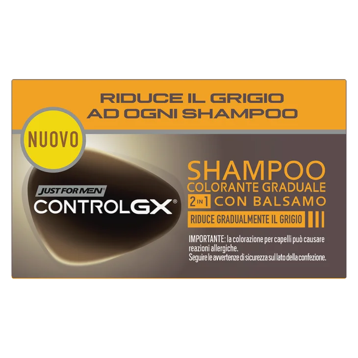 Just For Men Control Gx Shampoo Colorante Graduale 2 In 1 con Balsamo 150 ml