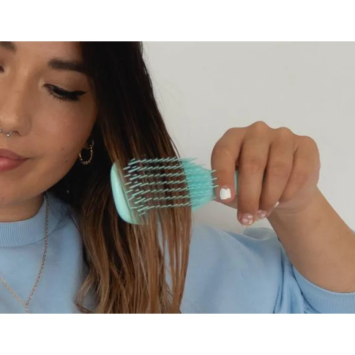 Tangle Teezer The Wet Detangler Hairbrush Mini Sea Green