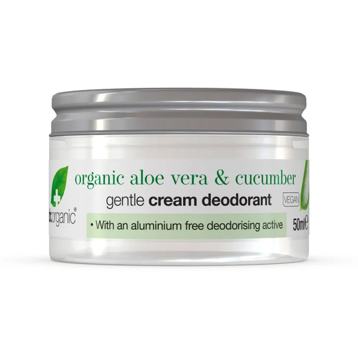 Dr Organic Aloe Vera & Cetriolo Deodorante in crema 50 ml
