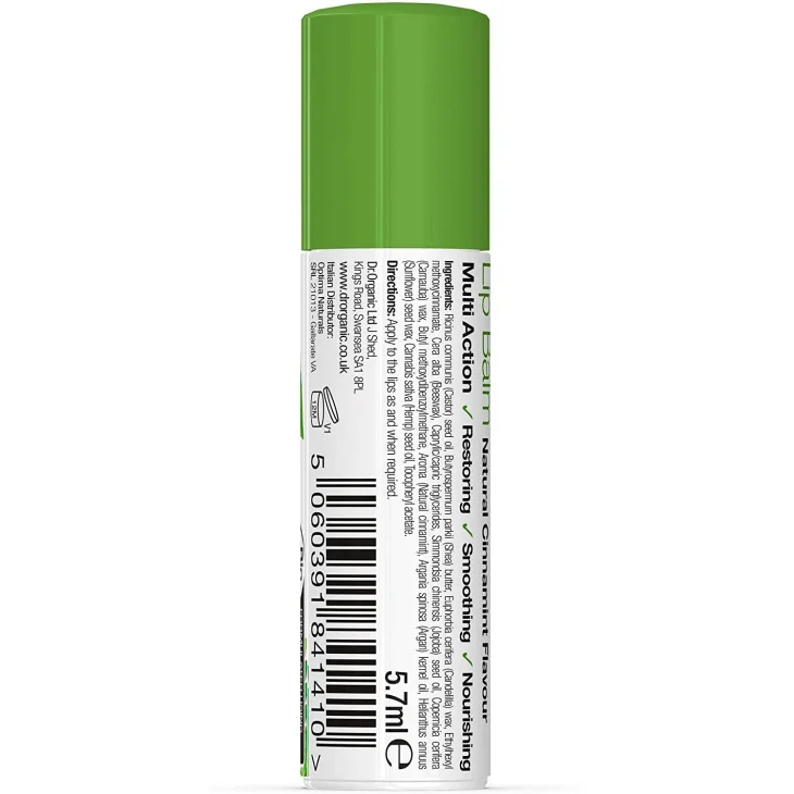 Dr Organic Hemp Balsamo per labbra secche 5.7 ml