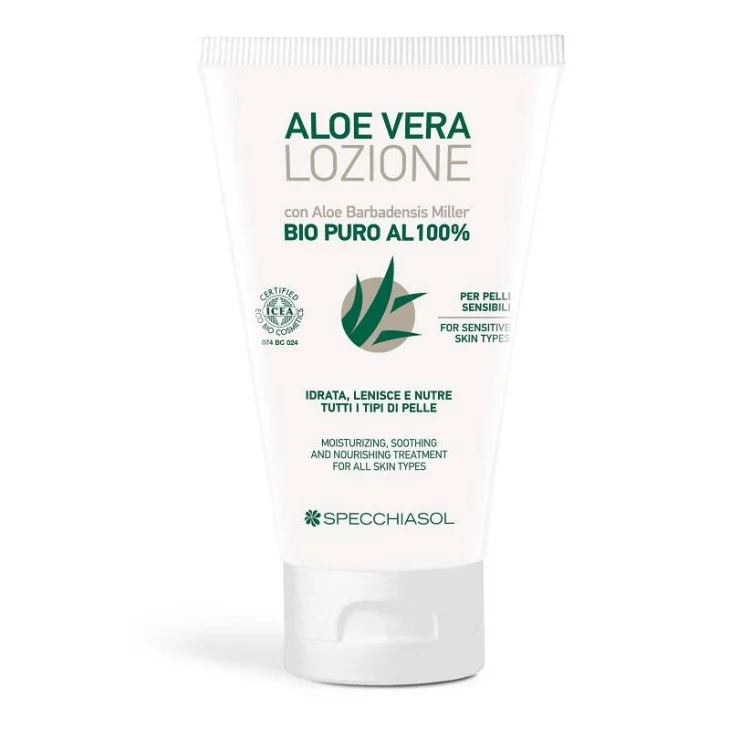 Specchiasol Aloe Vera Lozione Bio Puro 100% 150 ml