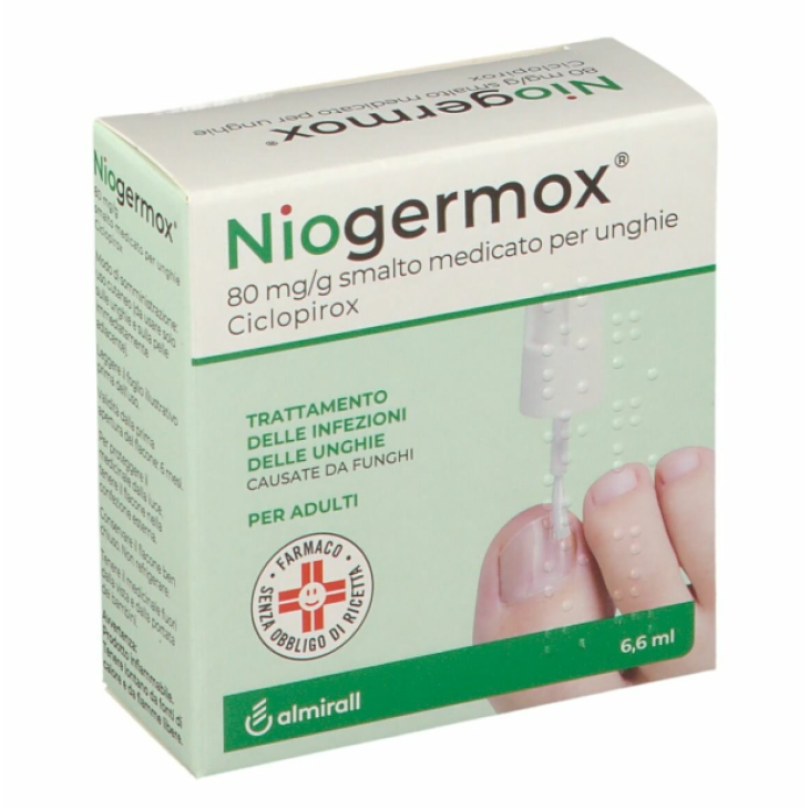 Almirall Niogermox Smalto Medicato per Unghie 6,6 ml
