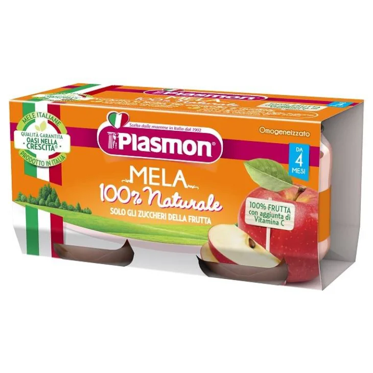 Plasmon Mela Omogeneizzato 2 x 80 g