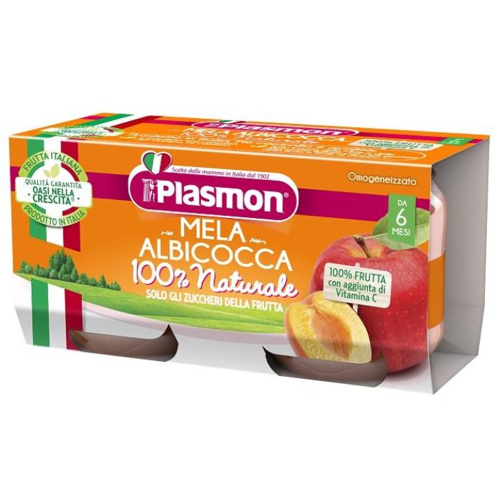Plasmon Mela Albicocca Omogeneizzato 2 x 80 g