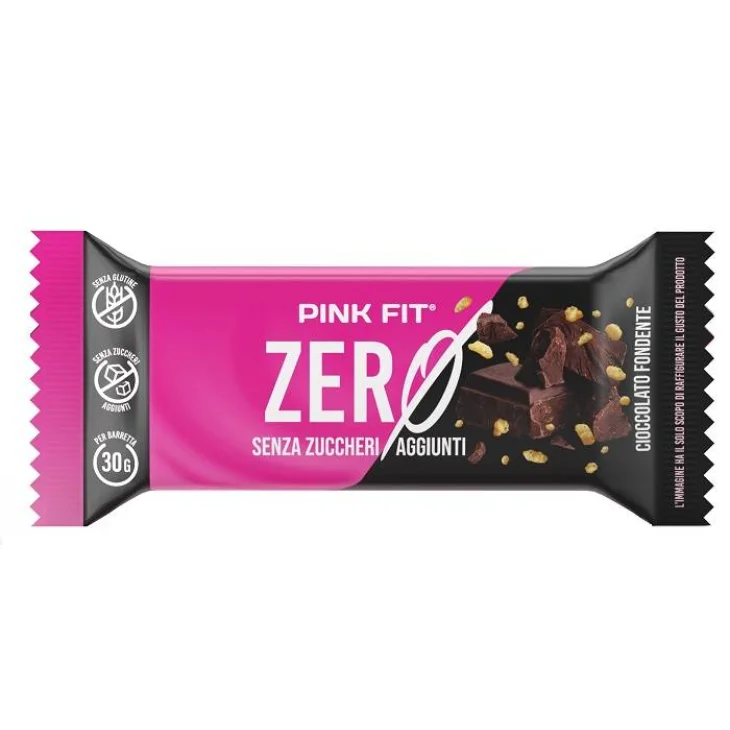 Pink Fit Zero Barretta Cioccolato Fondente 30 g