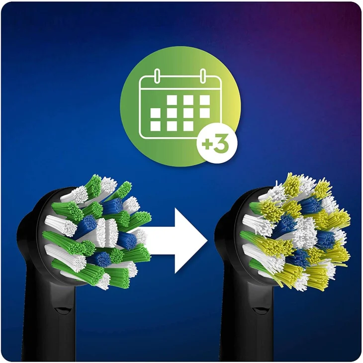 Oral-B CrossAction Testine di Ricambio CleanMaximiser 3 pezzi