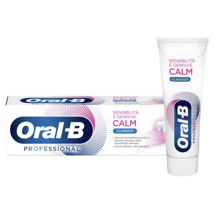 Oral-B Dentifricio Professional Sensibilità e Gengive Calm Classico 75 ml