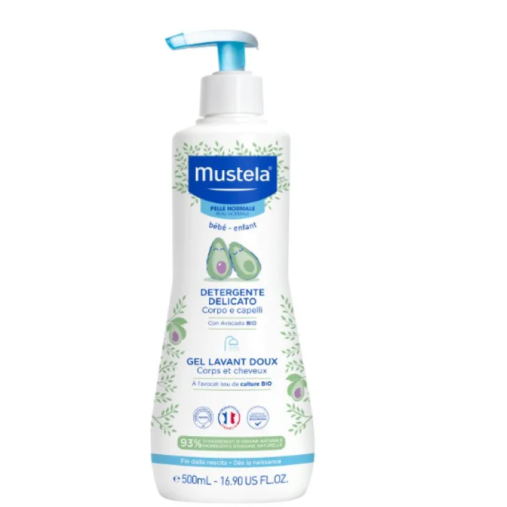 Mustela Detergente Delicato Corpo e Capelli per Bambini 500 ml