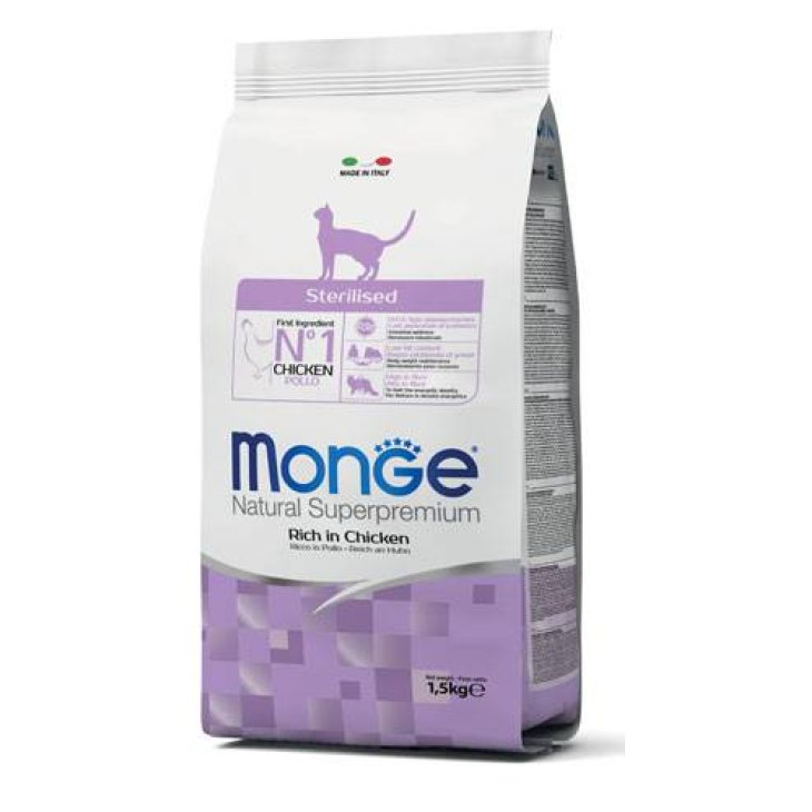 Monge Sterilised Cibo Secco per Gatti 1500 g
