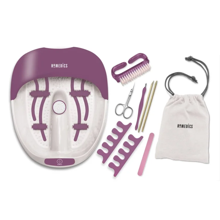 Homedics Idromassaggiatore Plantare Con Kit Pedicure
