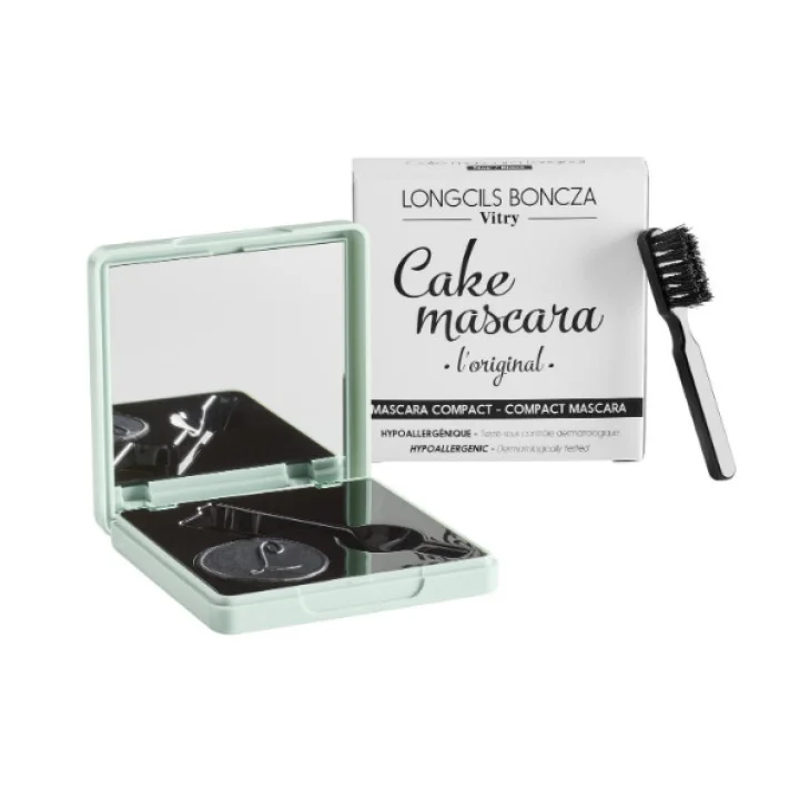Vitry Cake Mascara Nero Ipoallergenico con Astuccio a Specchio