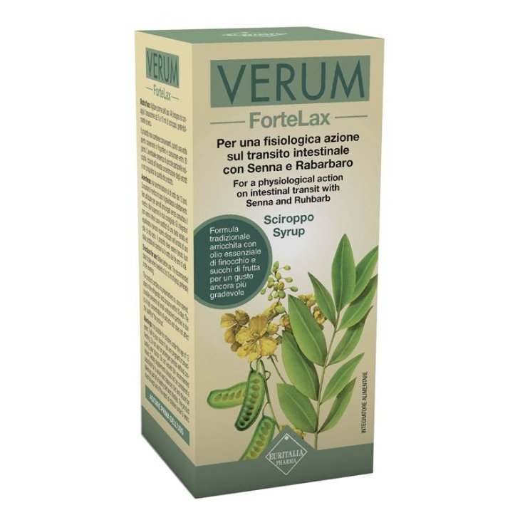Planta Medica Verum Fortelax Sciroppo per la Regolarità Intestinale 126 g