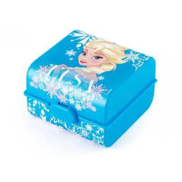 Pengo Box Porta Pranzo con Scomparti + Posata Fantasia Frozen