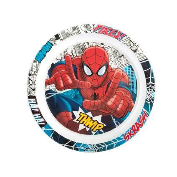 Pengo Piatto Piano in Melamina Fantasia Spiderman