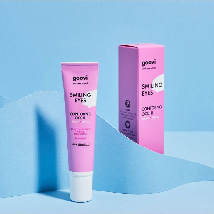 Goovi Smiling Eyes Contorno Occhi Idratante Levigante 15 ml