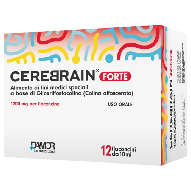 Cerebrain Forte Integratore Sistema Nervoso e Memoria 12 flaconcini da 10 ml