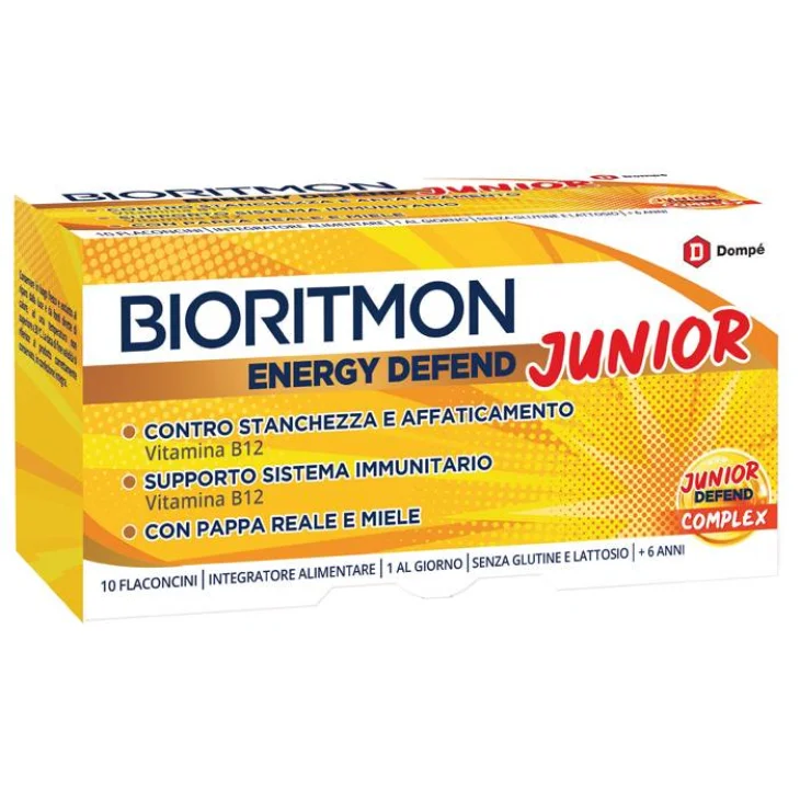 Bioritmon Energy Defend Junior Integratore per bambini 10 flaconi