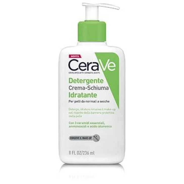 CeraVe Detergente Crema-Schiuma Idratante​ Viso 236 ml