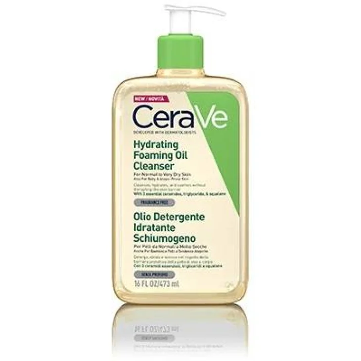 CeraVe Olio Detergente Idratante Schiumogeno 476 ml