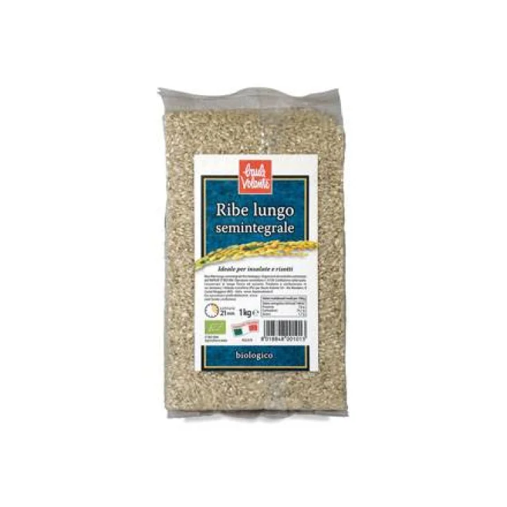 Baule Volante Riso Ribe Lungo Semintegrale Biologico 1 kg