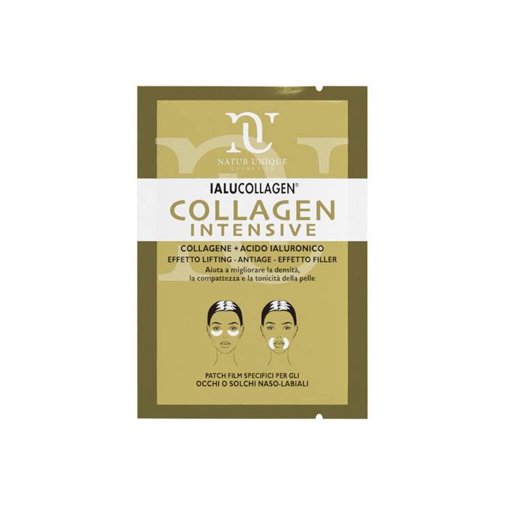 Natur Unique Ialucollagen Collagene Intensive Occhi e Solchi Naso Labiali 2 Patch