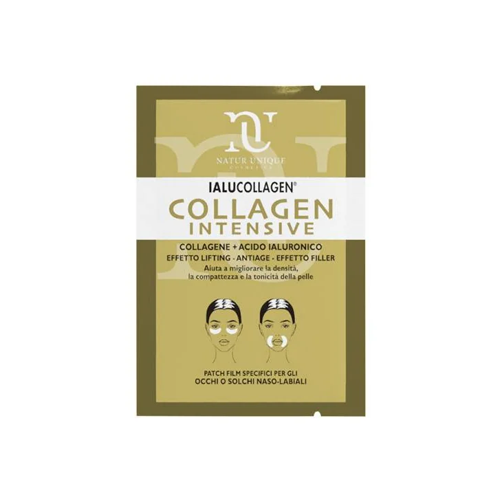 Natur Unique Ialucollagen Collagene Intensive Occhi e Solchi Naso Labiali 2 Patch