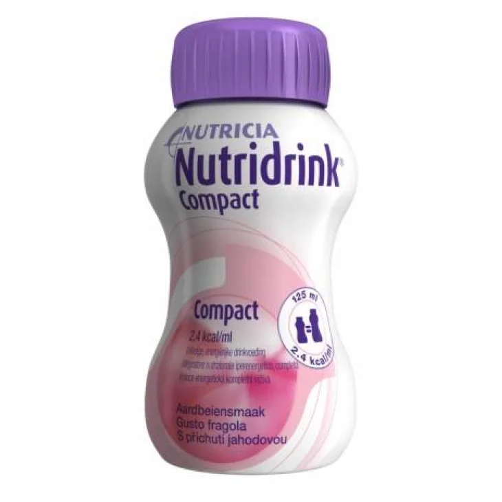 Nutricia Nutridrink Compact Fragola 125 ml 4 pezzi