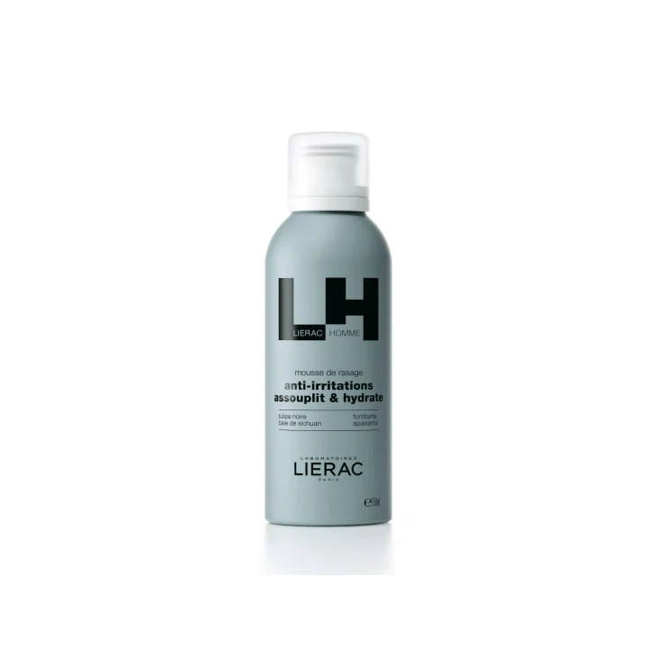 Lierac Homme Mousse Rasatura Anti-irritazione Idratante Lenitiva 150 ml